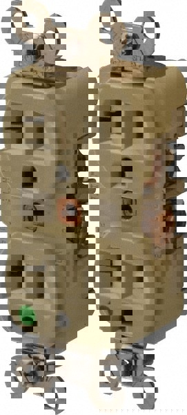 Straight Blade Duplex Receptacle: NEMA 5-20R, 20 Amps, Self-Grounding